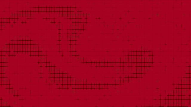 Cross Halftone Dark Red